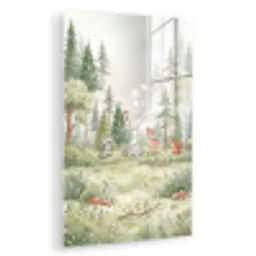 Bos - Dieren - Groen plexiglas 5mm klein -zzzproduct_nieuw
