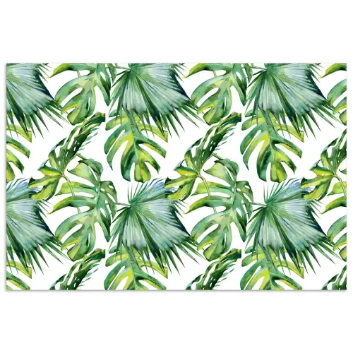 Bohemian - Bladeren - Bloemen - Tropisch poster papier klein -3d