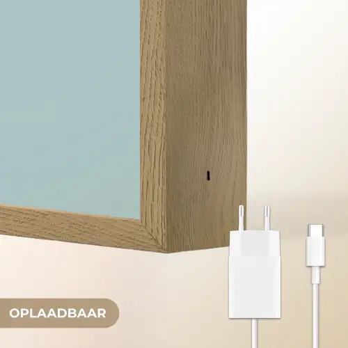 XOXO - Blauw - Rood Light Box met batterij (Wandlamp) middel -USP_websiteoplaadbaarNL