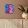 Tijger - Roze - Bladeren - Jungle plexiglas 5mm klein -sfeer5