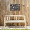 Terrazzo -  Patroon - Grijs Tuinposter op houten frame 2 cm dik klein 845 -sfeer4