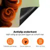 Vrouw - Aardbeien - Kroon Inductie beschermer vinyl 3mm klein -zzzzzzz-td-onderkant