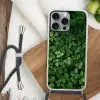 Groen - Bladeren - Kartel - Zonlicht Hoesje iPhone 16 Pro Max met koord klein -sfeer4