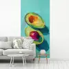 Avocado - Groen - Pit - Schaduw fotobehang vinyl groot -woonkamer