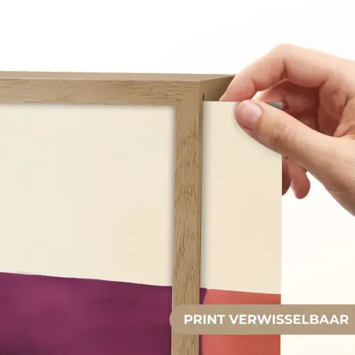 Vormen - Abstract - Kleurrijk Light Box met batterij (Wandlamp) middel -USP_websiteprintNL