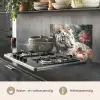 Tijger - Wilde dieren - Bloemen - Jungle keuken achterwand spatscherm klein -usp_NL