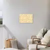 Olie - Verf - Texturen - Beige Tuinposter op houten frame 2 cm dik klein 845 -sfeer1