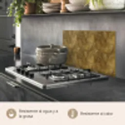 Organisch - Lijnen - Goud keuken achterwand spatscherm klein 900 -usp_ES