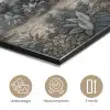 Tropisch - Landschap - Illustratie aluminium wit klein -closeup_NL