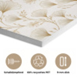 Ginkgo - Takken - Goud PET vilt klein 837 -closeup_DE