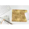 Industrieel - Textuur - Goud muismat rubber klein 262 -witbureau