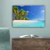Strand - Zee - Palmboom - Zon - Zomer canvas 2cm klein -sfeer4
