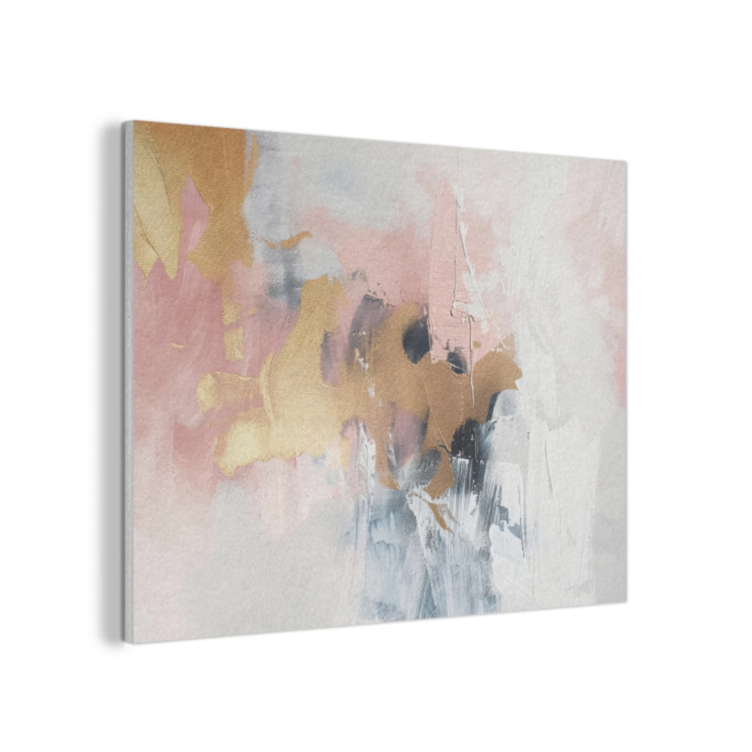 Abstract - Pastel kleuren - Goud - Modern - Aesthetic PET vilt klein -3d
