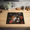 Stilleven met bloemen en een horloge - Schilderij van Abraham Mignon Inductie beschermer vinyl 3mm middel -sfeer5
