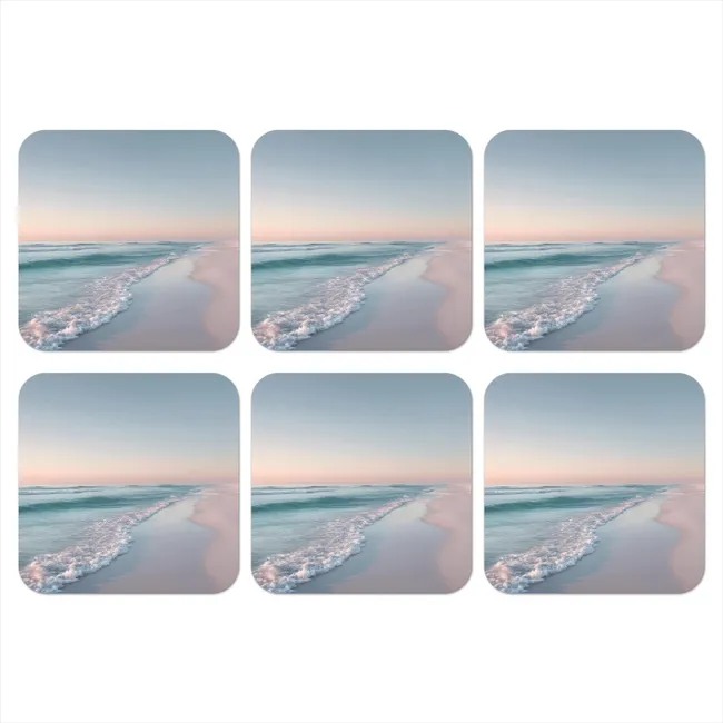 Coaster - Coastline - Pastel - water