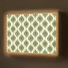 Patroon - Retro - Groen Light Box met batterij (Wandlamp) middel 907 -z3d_website
