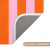Strepen - Oranje - Verticaal - Ciao bella Badmat klein -USP_AntislipNL
