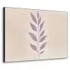 Tak - Bladeren - Minimalistisch - Beige Textielframe zwart klein -3d