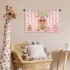 Matcha - Hond - Roze - Groen Wandkleed katoen klein -wsfeer5_kind