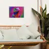 Kameleon - Dieren - Neon - Kleur tuinposter los doek klein -sfeer7