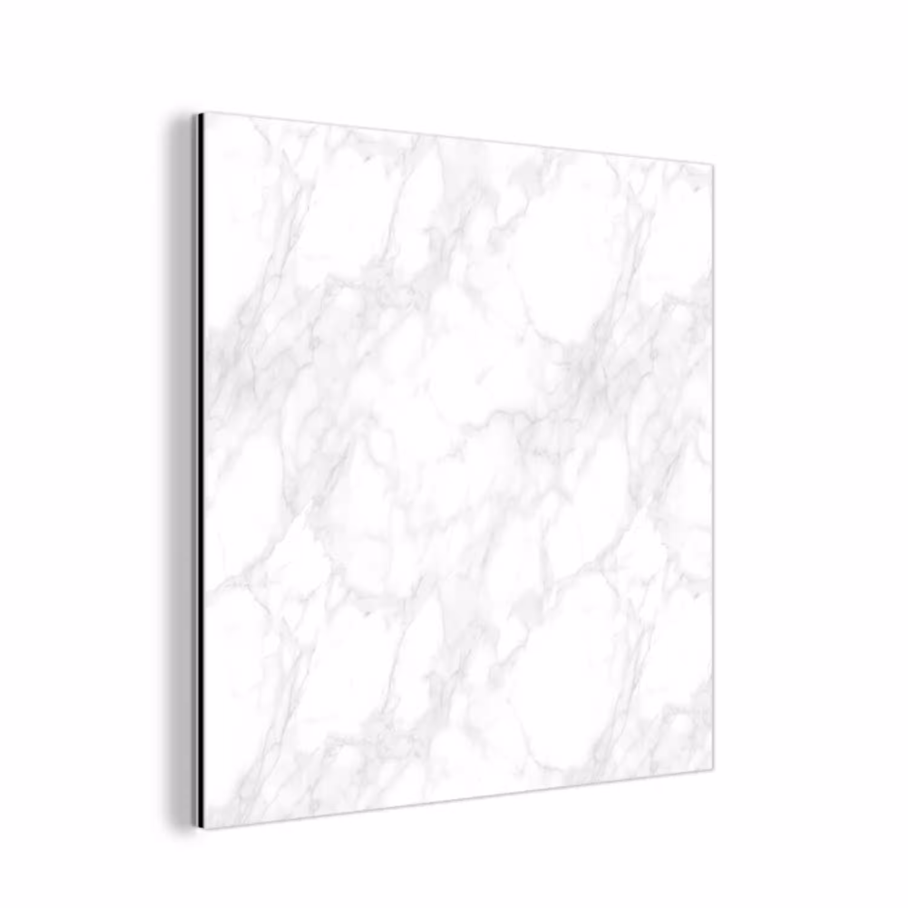 Minimalistisch - Wit - Grijze aders aluminium wit klein 46 -3d