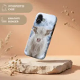 Schotse Hooglander - Sneeuw - Bergen - Winter Toughcase MagSafe Apple iPhone 17 klein -USP_RandenV_DE