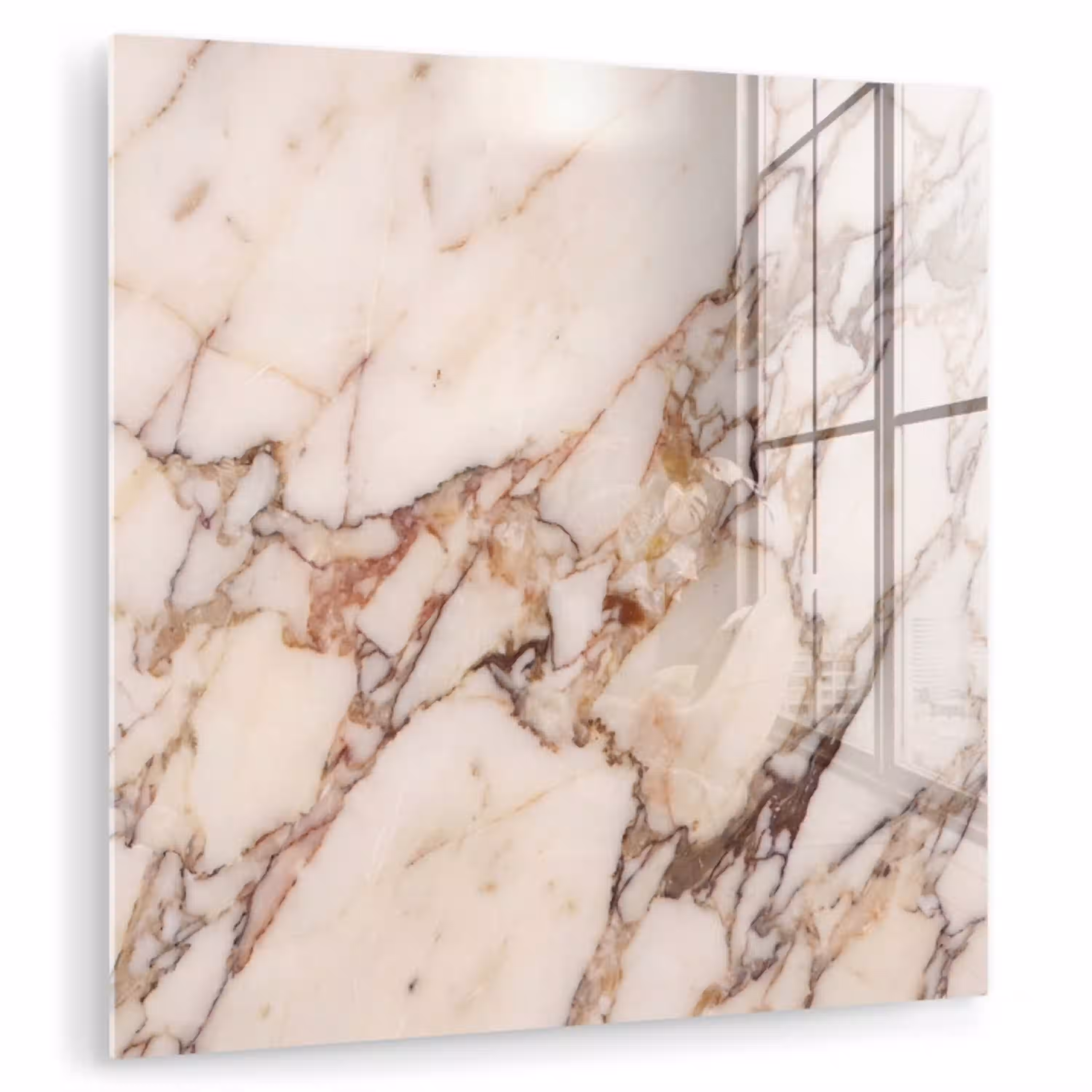 Textuur - Gesteente - Aderen - Abstract - Wit plexiglas 5mm klein -zzzproduct_nieuw