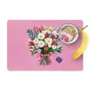 Bloemen - Quote - Kaartje - Kleurrijk Placemat vinyl groot -zzzproduct_Kitchenyeah-website