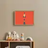 Raket - Planeten - Rood Light Box met batterij (Wandlamp kind) middel -sfeer2_kind