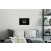 Vlinder - Monochroom - Balans Muursticker klein -slaapkamer
