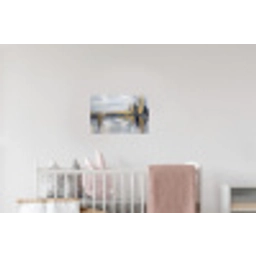 Abstract - Structuur - Goud - Grijs - Modern Muursticker klein -kinderkamer