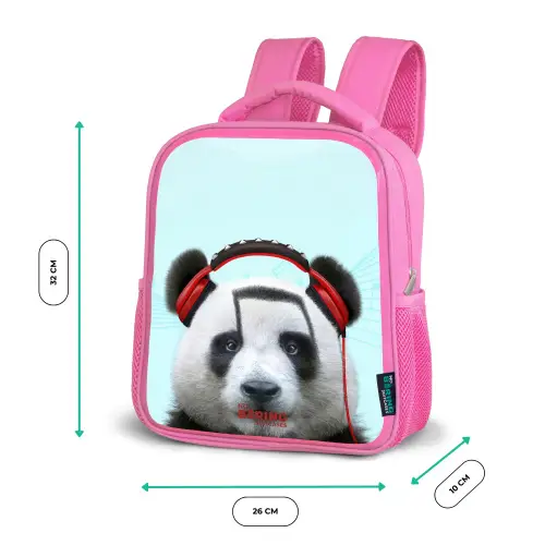 Kees de Panda Kinderrugzak - Roze middel -productfoto_formaten