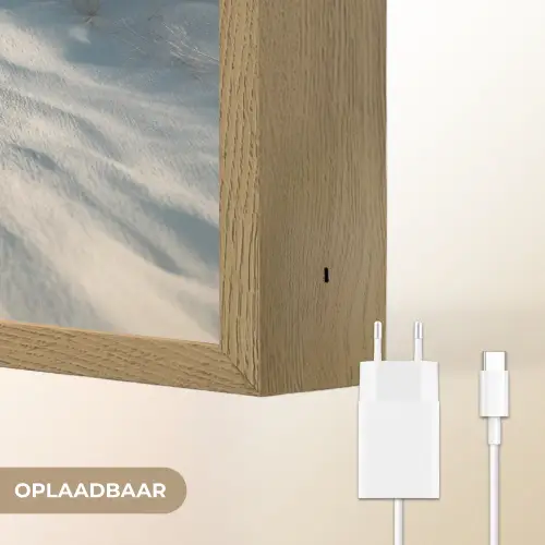 Pad - Planken - Duinen - Gras Light Box met batterij (Wandlamp) middel -USP_websiteoplaadbaarNL