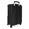 Blauwe dolfijn op een witte achtergrond NBS - Handbagage koffer - Kinderen Unisex middel -achterkant