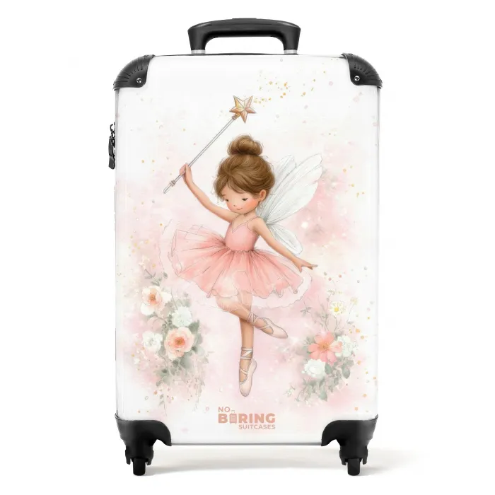Fee in een balletjurk op spitzen NBS - Handbagage koffer - Kinderen Unisex middel -productfoto_recht