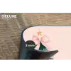 Christmas Season - Kerst - Kerstboom - Roze Placemat vinyl groot -closeup