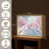 Brug - Kersenbomen - Wit Light Box met batterij (Wandlamp) middel -USP_websiteoverzichtNL