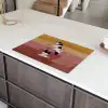 Vogels - Snavel - Abstract Inductie beschermer vinyl 3mm klein -sfeer8