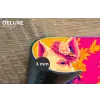 Varken - Bloemkroon - Kimono - Abstract Placemat vinyl groot -closeup