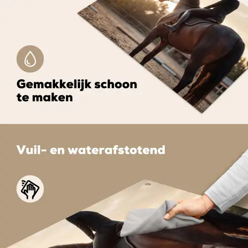 Harmonie - Ruiter - Zon Inductie beschemer met haakjes klein -ky-schoon-nl