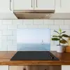 Horizon - Zeilboot - Zee keuken achterwand spatscherm klein -sfeer2