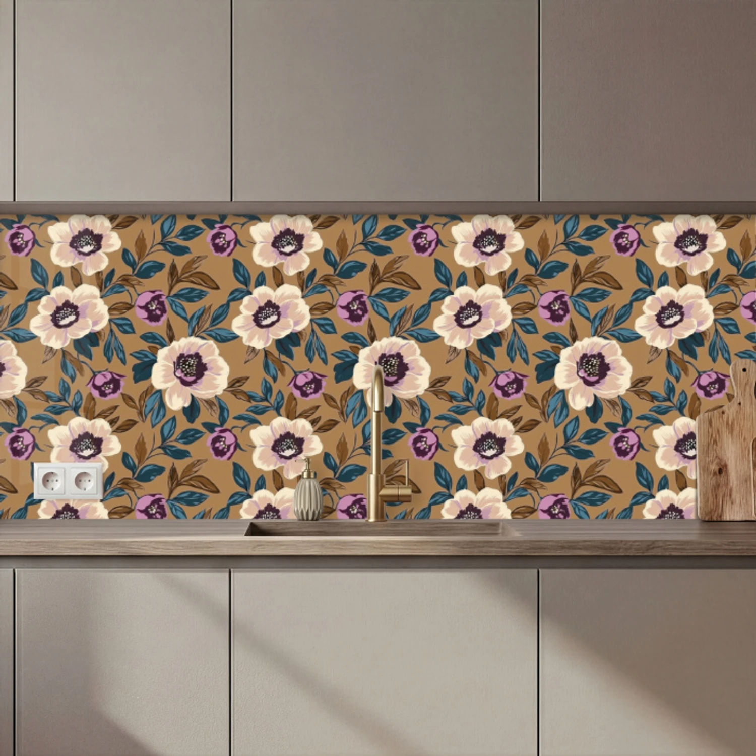 Floraal - Stilleven - Kleurrijk keuken achterwand 2 middel 871 zz_3dshopping