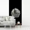 Cupcake - Luxueus - Zilver fotobehang vinyl groot -woonkamer