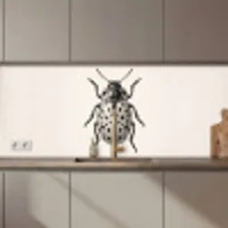 Kever - Insect - Vintage keuken achterwand 2 middel zz_3dshopping