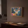 Graffiti - Hert - Dier - Kleurrijk Light Box met batterij (Wandlamp) middel -sfeer1