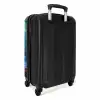 Kleurrijk - Olieverf - Water - Boot NBS - Handbagage koffer - Kinderen Unisex middel -achterkant