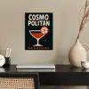 Cocktail - Zwart - Illustratie poster papier klein -sfeer1
