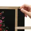 Bloemen - Boeket - Sierlijk Light Box met batterij (Wandlamp) middel -USP_websiteprintNL