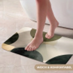 Vlakken - Abstract - Beige - Cirkels Badmat klein -USP_ZachtDE