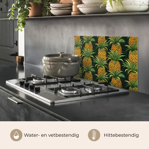Illustratie - Patroon - Ananas keuken achterwand spatscherm klein 900 -usp_NL